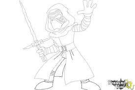 Maybe you would like to learn more about one of these? How To Draw Kylo Ren From Star Wars Vii Drawingnow