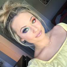 Lips: @jaclyncosmetics in Fussy with a dab of @maccosmetics Crem D'Nude  Lashes: @lillylashes in Gaia #loveislove #pridemakeup #motd #pridemonth  #pride @ The Groves, Mesa