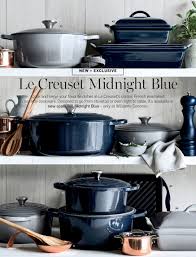 Set includes 4 dinner plates. Williams Sonoma September 2016 Catalog Le Creuset Stoneware Shallow Square Covered Baker French Grey