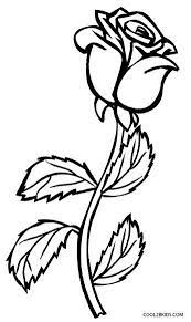 Printable Rose Coloring Pages For Kids Flower Coloring Pages Rose Coloring Pages Coloring Pages For Kids