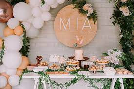 anniversaire boheme beau doux mon bebe cheri blog bebe et deco rose gold party aesthetic birthday birthday decorations