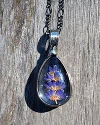Check spelling or type a new query. Buy Pressed Flower Jewelry Real Lavender Necklaces For Women Purple Necklace Gift Made In Usa 24in Chain Quality Glass Not Resin Jewelry Online In Indonesia B07n18bx6f