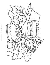 Kids can print coloring pages and color them Thanksgiving Coloring Pages Free Printable Pdf From Primarygames