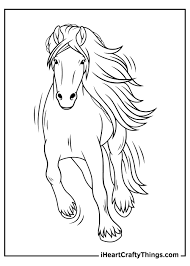 Coloring realistic horse coloring pages beautiful happy horses free. Realistic Horse Coloring Pages Updated 2021