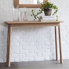 Alpine Contemporary Slim Console Table Oak Oak Console Table Slim Console Table Wooden Console Table