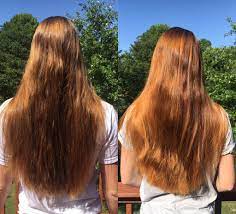 Light Mountain Henna In Bright Red With Olive Oil Lemon Juice 3 Bags Of Chamomile Tea Leaves Honey Light Mountain Henna Light Red Hair Easy Hair Color