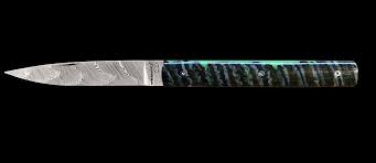 Toutefois, sa fabrication doit respecter des règles de qualité très strict. Couteau Perceval Molaire Mammouth Francais Damas Acier Trempe