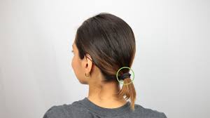 A ponytail holder (also called a hair tie, hair band, hair elastic, wrap around, gogo or bobble) is an item used to fasten hair, particularly long hair, away from areas such as the face. 3 Ways To Make A Bun For Short Hair Wikihow