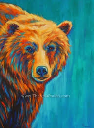 39 Art Wallpapers For Free Wallpapers Com Colorful Bear Painting Animal Paintings Bear Paintings