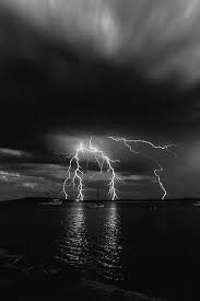 Black And White Lightning Bolt Wallpaper Storm Photography Image By Mauritz On Painting Lightning Photography Lightning Images