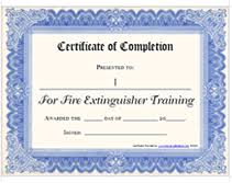 Online training certification course 29 cfr 1910.157. Free Printable Fire Extinguisher Training Certificate Templates