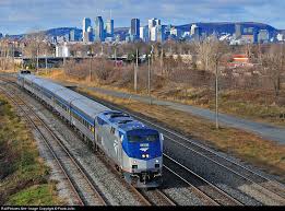 Amtrak 43 Amtrak Ge P42dc At St Lambert Quebec Canada By Frank Jolin Via Rail Amtrak Quebec