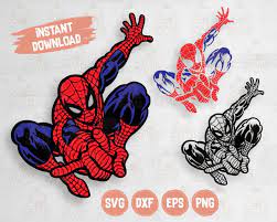 Free Free 212 Free Layered Spider Man Svg SVG PNG EPS DXF File