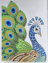 Peacock Mandala Style Peacock Coloring Pages Mandala Design Art Peacock Art