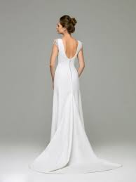 Berta Wedding Dress Material Crepe Silhouette Sheath Helen Miller Wedding Dresses Dresses Berta Wedding Dress