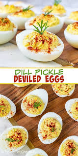 Dill Pickle Deviled Eggs Devilled Eggs Recipe Best Deviled Eggs Deviled Eggs Recipe