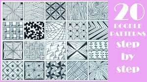 Check spelling or type a new query. 20 Easy Doodle Patterns Step By Step Zentangle Patterns Youtube
