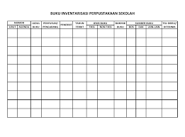 Apr 14, 2021 · format buku induk barang inventaris yang admin bagikan ini dapat sobat gunakan di sekolah untuk jenjang sd/mi, smp/tsanawiyah, sma/ma, smk, dan slb. Buku Inventarisasi Perpustakaan Sekolah Sekolah Dasar Negeri 125543