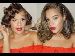 Are you dreaming of gorgeous, voluminous locks for the holidays? Old Hollywood Curls On Short Hair Allis Peguero Youtube
