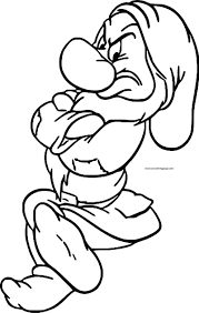 Grumpy Snow White Coloring Pages Sketch Page Sketch Coloring Page Disney Coloring Pages Disney Coloring Pages Printables Coloring Pages