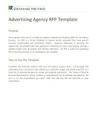 5 Rfp Digital Marketing Templates Word Excel Templates Marketing Template Writing A Business Proposal Proposal Cover