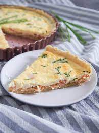 Leave out the added 1/4 teaspoon salt. Smoked Salmon Quiche Caroline S Cooking