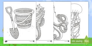 Beach coloring pages 20 free printable sheets to color beach coloring pages summer coloring pages summer coloring sheets these preschool emotions printables are a perfect way to talk to your child about the varying emotions that they might be feeling. Beach Mindfulness Coloring Sheets