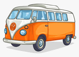 The volkswagen bus coloring page is designed very much like the real volkswagen bus designs. Vw Bus Art Van Cartoon Png Transparent Png Kindpng