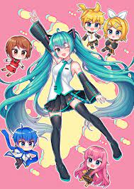 Hatsune Miku Her Friends In Kashanlico Lashantica Facebook
