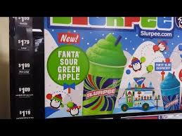 What is a 7 eleven convenience store? Carbs 7 Eleven Fanta Sour Green Apple Slurpee Youtube