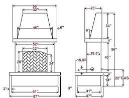 Stonewood products' outdoor fireplace kits are installed in many homes across the country. Fireplace Dimensions Floor Plan Fireplace World
