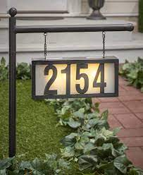solar house number display stakes in 2021 solar house numbers house number ideas outdoor house numbers diy