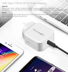 Blitzwolf Bw S10 Type C W Power Delivery Qc3 0 30w Charger Usb Iphone Fast Charging