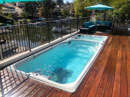 Swim, jog, walk, and exercise in water without the stress gravity has on your body. Swim Spa Renovation Backyard Swim Spa Planning