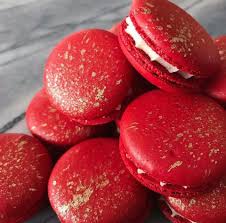 Christmas Red Macarons Fancy Desserts Presentation Red Macarons Christmas Baking