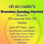 Oh So Rustic’s Brandon Summer Kick-Off Market