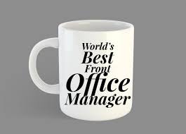 World S Best Front Office Manager Mug Gift For Front Etsy Mugs Office Manager Front Office