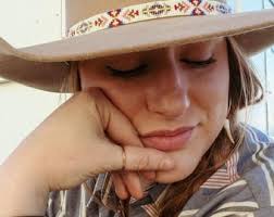 White Sands ~ Banda para sombrero estilo western con cuentas