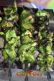 Green Chicken Kebabs Chicken Kebabs Chicken Kebab Recipe Kebab Recipes