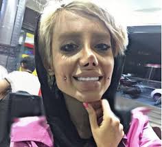 Her joke landed her in jail. Sahar Tabar S 50 Surgeries To Look Like Angelina Jolie Didn T Really Work