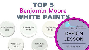 Therefore, i put together my top five benjamin moore white wall paints, that i turn to without second thoughts when i need that perfect white paint color. Top 5 White Paints Design Lesson 9 Youtube