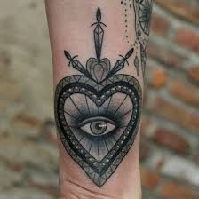 Etching eye heart tattoo by mari padawan. 40 Ultimate Eye Tattoo Designs