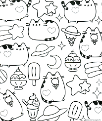 Printable coloring pages for girls. Pusheen Coloring Pages Coloring Home