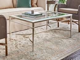 Classic iron antique silver leaf coffee table new! Woodbridge Furniture Madeline Silver Leaf Antique Patina 48 Wide Rectangular Coffee Table Wbf209951