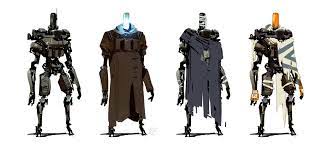 Humanoid Mecha Concept Art Unknown Source Pixel Art Characters Concept Art Mechanical Art