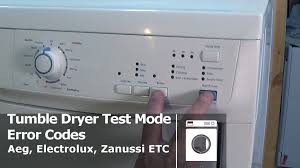 How To Repair Tumble Dryer Fault Code Errors Aeg Electrolux Zanussi Etc