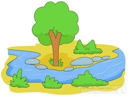 River clipart black and white for kids. Png Clipart Clip Art With Tree By River