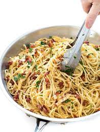 20 Minute Pasta Carbonara 6 Ingredients Chef Savvy Recipe Carbonara Pasta Carbonara Pasta Recipes