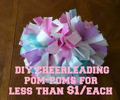 All pom poms will arrive unfluffed. Diy Cheerleading Pom Poms 7 Steps With Pictures Instructables