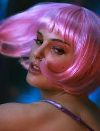 Pin By Tito On Celebs I Love Natalie Portman Closer Pink Wig Natalie Portman